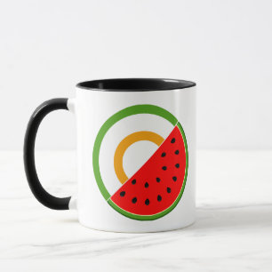 Mug IRLANDE AVEC PALESTINE - Watermelon