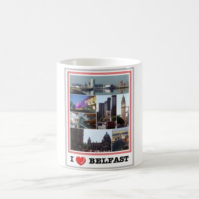 Mug Irlande du Nord - Belfast - I Love - (Centre)