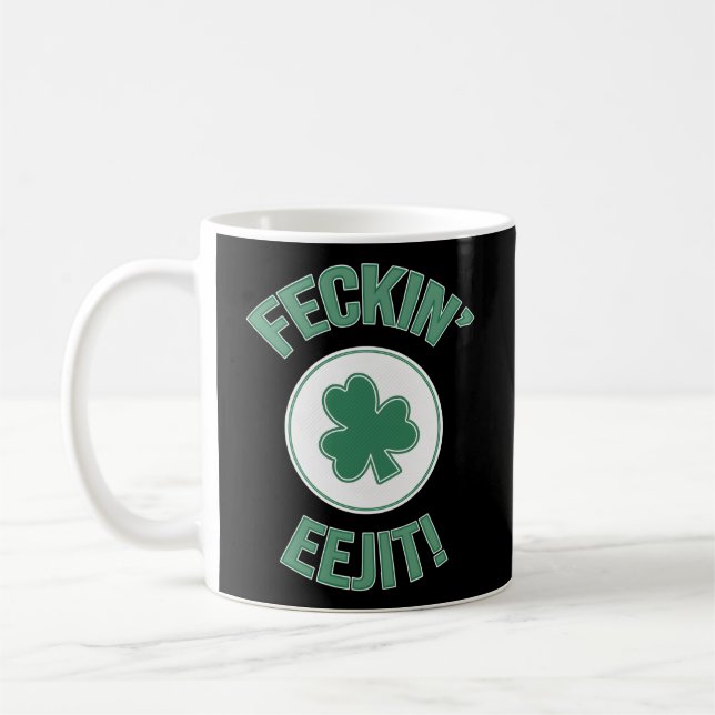 Mug Irlande Feckin Eejit Slang (Gauche)