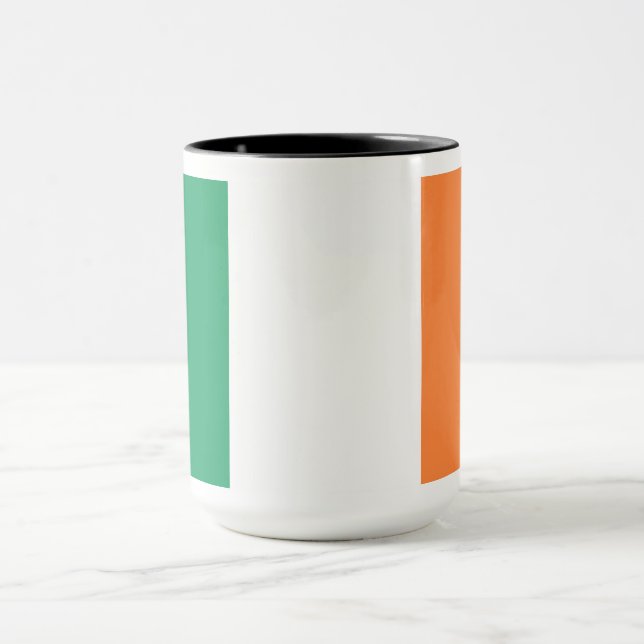 Mug Irlande National Flag, standard irlandais, bannièr (Centre)