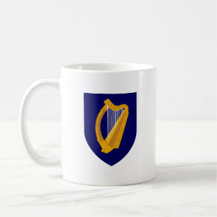 Mug Irlande pays blason armoiries symbole emblème lyre
