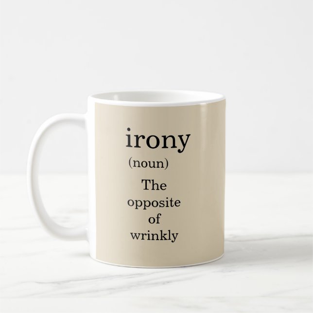 Mug Ironie - L'Opposé Du Véritable (Gauche)
