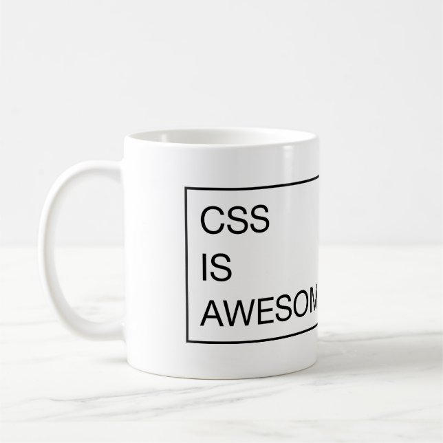 Mug *is* de CSS impressionnant (Gauche)