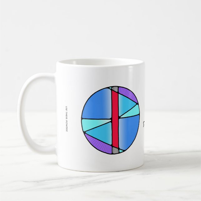 Mug Isa Rune Art Nouveau - STILLNESS (Gauche)