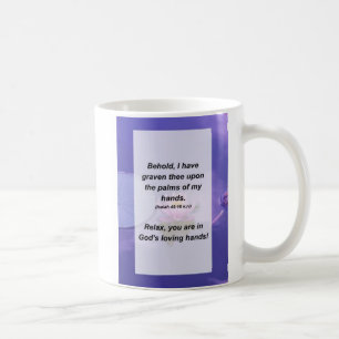 Mug Isaïe 49:16 Voici, je t'ai gravé sur le