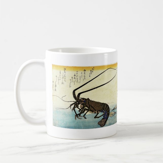 Mug Iseebi & Ebi - Poisson des oiseaux (homard épineux (Gauche)