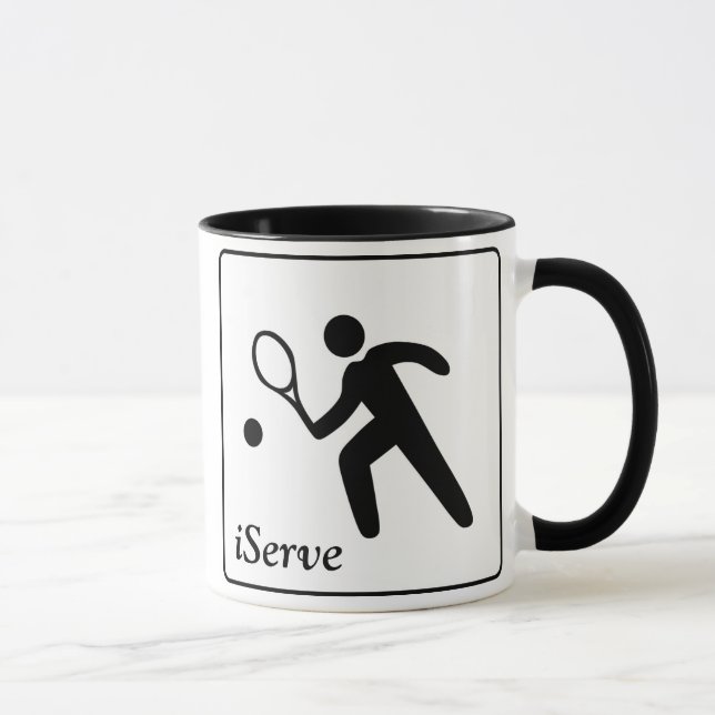 Mug iServe Tennis (Droite)