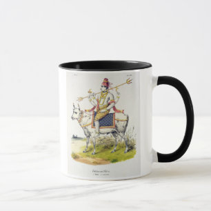 Mug Ishana ou Shiva, gravé par C. de Motte (1785-183