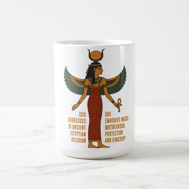 Mug Isis Dieu - Histoire Égyptienne Ancienne (Centre)