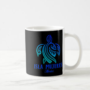 Mug Isla Mujeres Mexique Tortue de mer Tie Dye Hibiscu