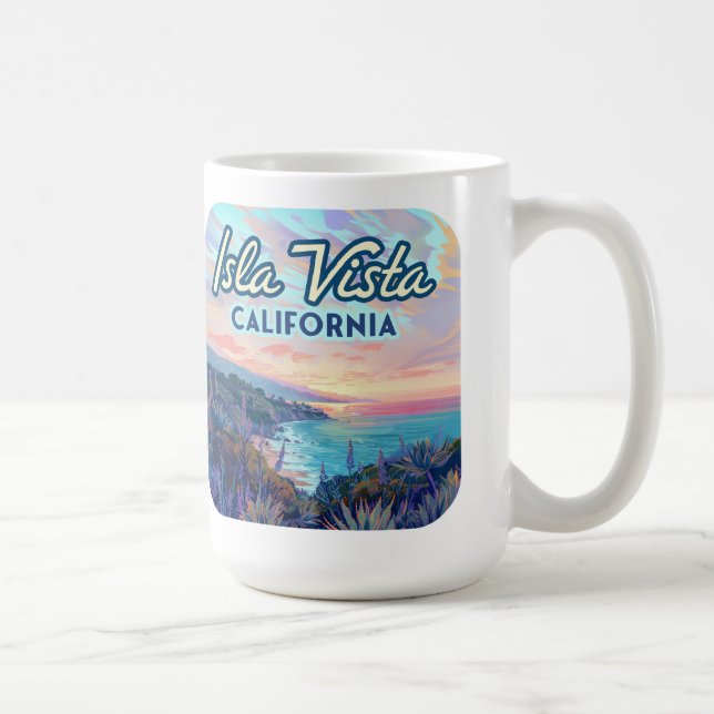 Mug Isla Vista Californie Père Noël Barbara Goleta Col (Droite)