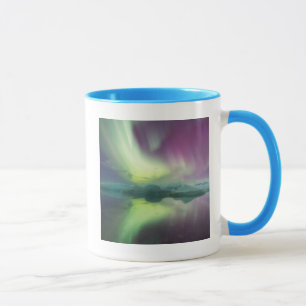 Mug Islande, Jokulsarlon. Reflets des lumières de l'au