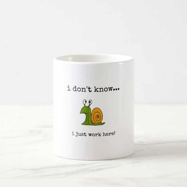 Mug isotherme drôle, Travail, Citation (Centre)