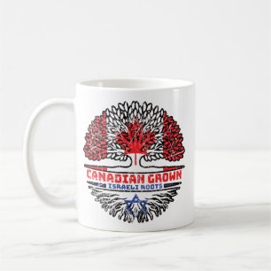 Mug Israël Israël Canadian Canada Arbre Drapeau
