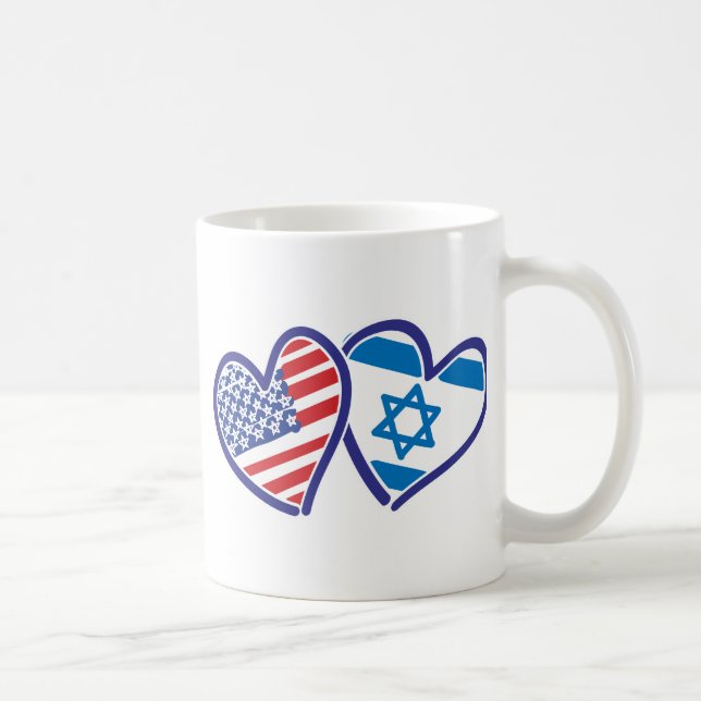 Mug Israel USA Love (Droite)