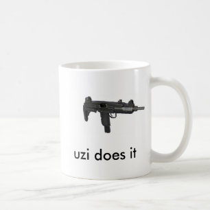 Mug israeli-UZI-9mm, uzi le fait