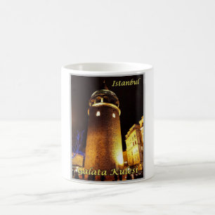 Mug Istanbul - Galata Kulesi à la nuit - Turquie -