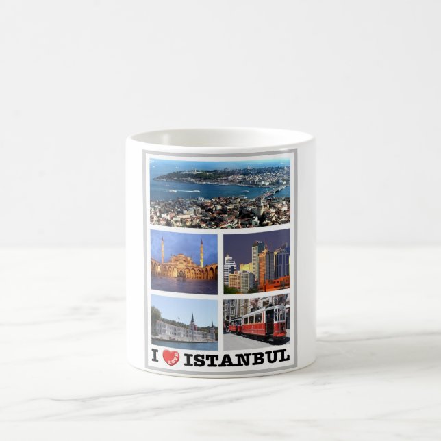 Mug Istanbul - I Love - Turquie - (Centre)