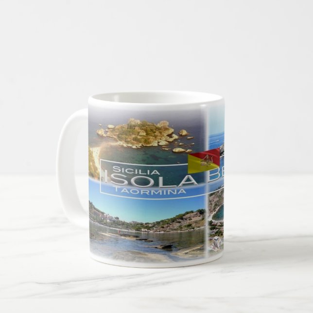Mug IT Italia - Sicilia - Taormina - (Devant gauche)