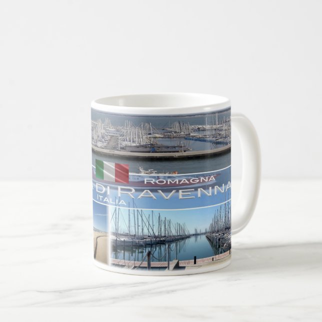Mug IT Italie - Émilie Romagne - Marina di Ravenne - (Devant droit)