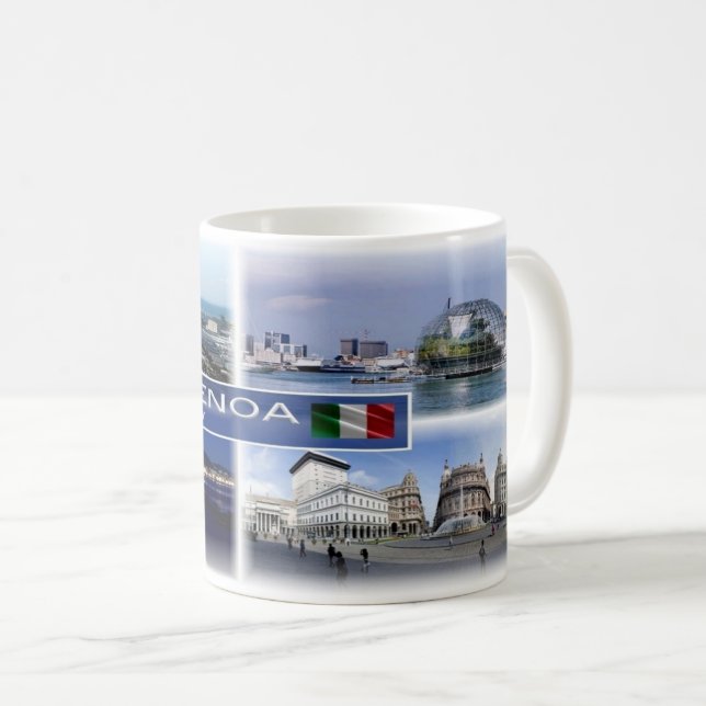 Mug IT Italie - Gênes Gênes - (Devant droit)