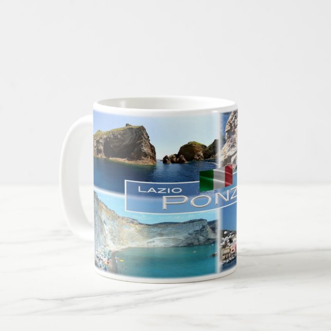 Mug IT Italie - Latium - Ponza - (Devant gauche)