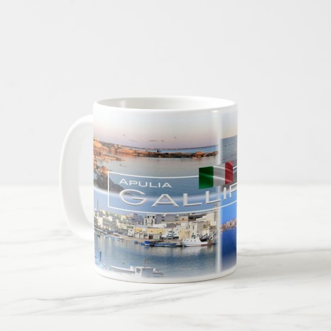Mug IT Italie - Pouilles - Gallipoli - Salento - (Devant gauche)