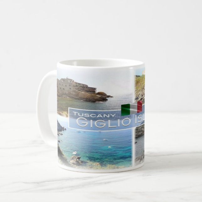 Mug IT Italie - Toscane - Giglio Island - (Devant gauche)