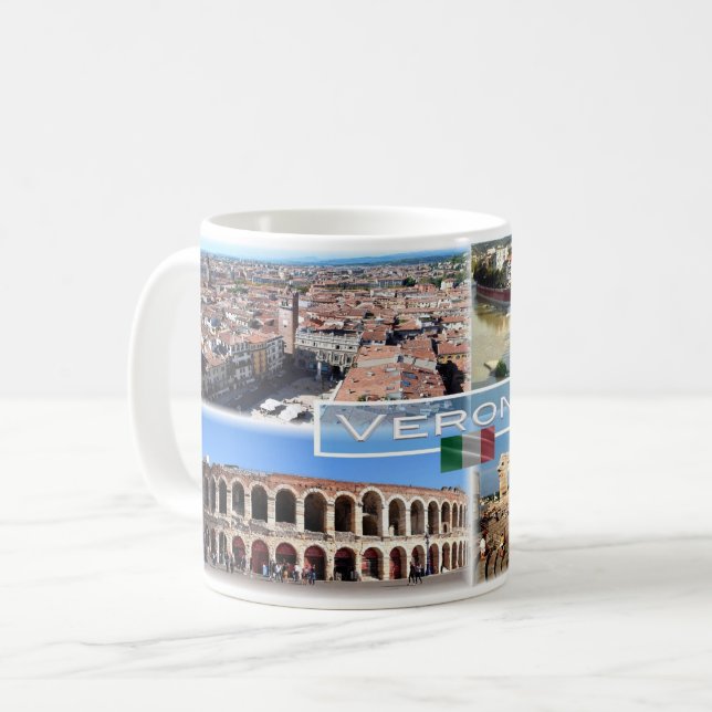 Mug IT Vérone - Arène Intérieure - Pont Castelvecchio (Devant gauche)