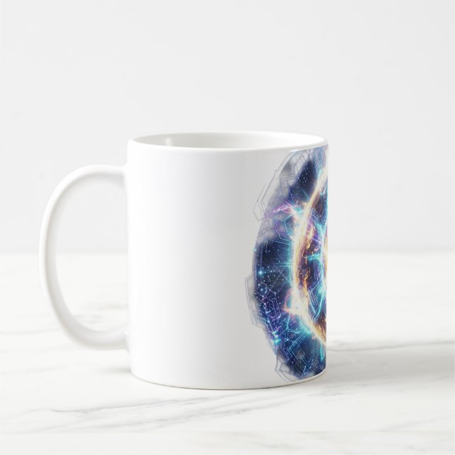 Mug Italian Brainrot Pizza Chaos – Cyberpunk (Gauche)