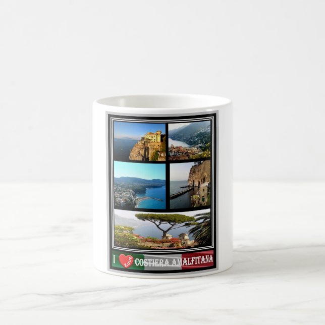 Mug Italie - Campanie - Côte amalfitaine - J'aime - (Centre)