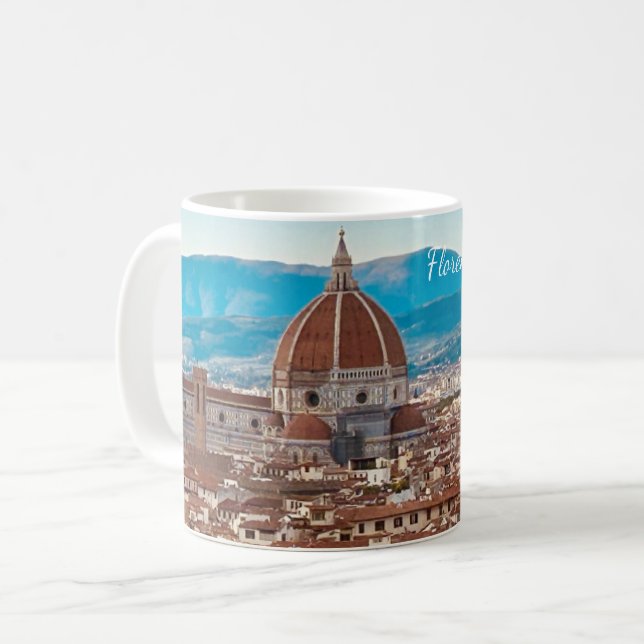 Mug Italie customisée Florence Photographie (Devant gauche)