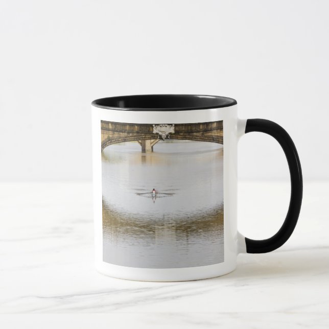 Mug Italie, Florence, Aviron de couple avec (Droite)