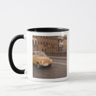 Mug Italie, Florence. Fiat 800 Rally traverse l'Arno