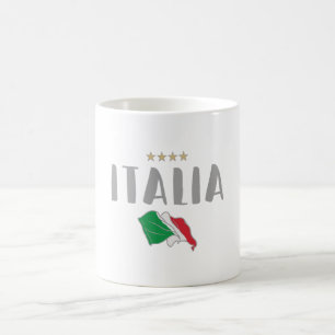 Mug Italie Football Fan Shirt Drapeau
