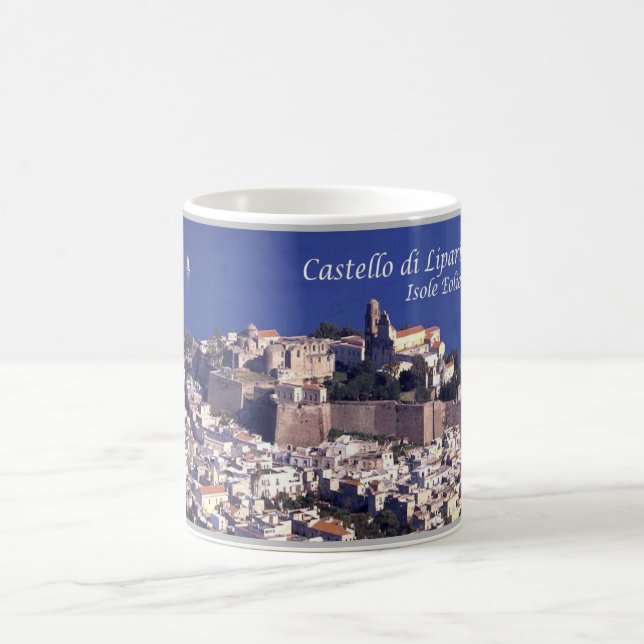 Mug Italie - Îles Éoliennes - Lipari - Château - (Centre)