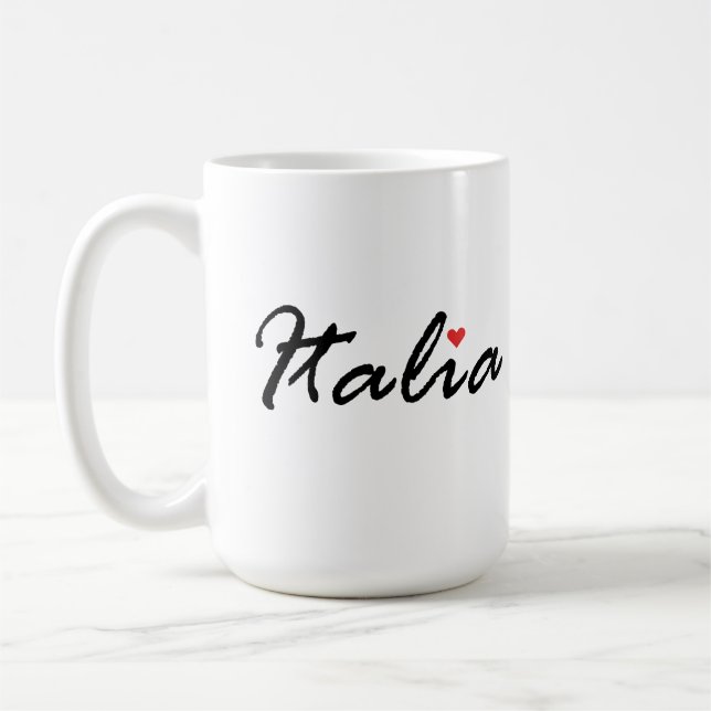 Mug Italie Italienne, j'aime Italie (Gauche)