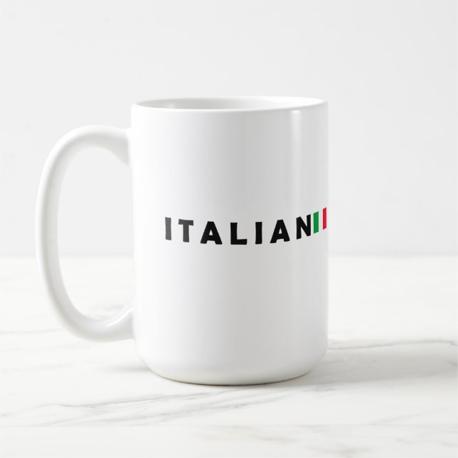 Mug Italie Italienne, j'aime Italie (Gauche)