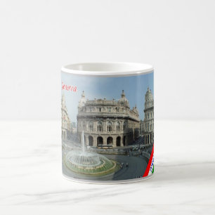 Mug Italie - Ligurie - Gênes - Piazza Ferrari -