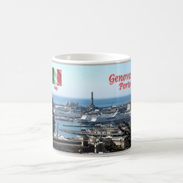 Mug Italie - Ligurie - Gênes - Port - (Centre)