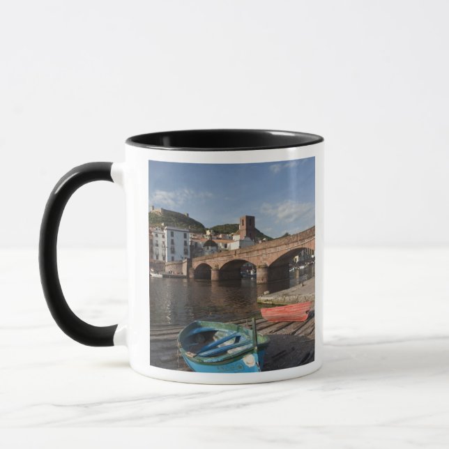 Mug Italie, Sardaigne, Bosa. Vue de la ville le long d (Gauche)