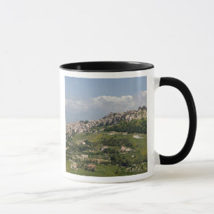 Mug Italie, Sicile, Enna, Calascibetta, Vue matinale