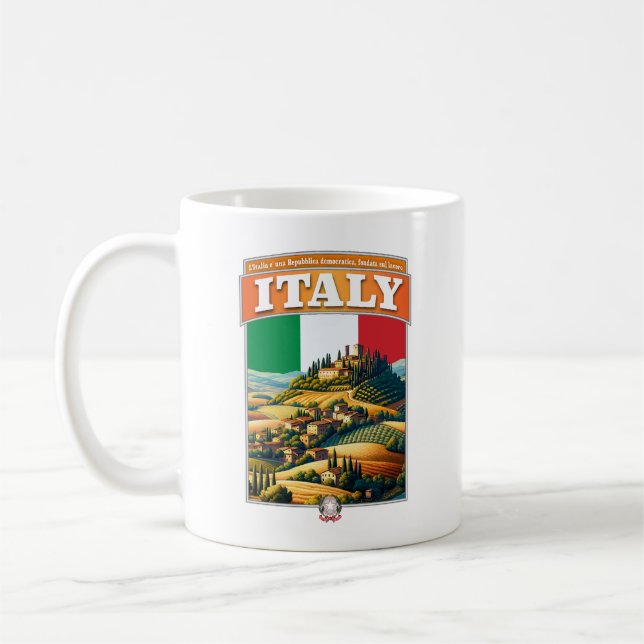 Mug Italie Toscane Campagne Europe (Gauche)