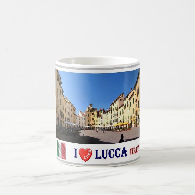 Mug Italie - Toscane - Lucques - I Love - (Centre)