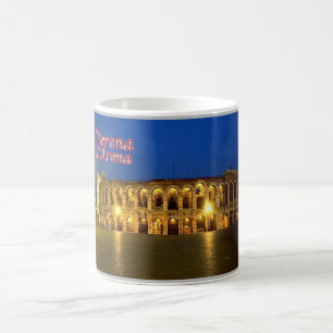 Mug Italie - Vénétie - Vérone - Arène de nuit -