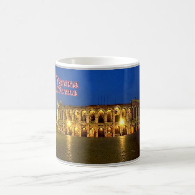 Mug Italie - Vénétie - Vérone - Arène de nuit - (Centre)