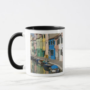 Mug Italie, Venise, Burano. Maisons multicolores le lo