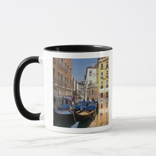Mug Italie, Venise, gondoles amarrées le long d'un can (Gauche)