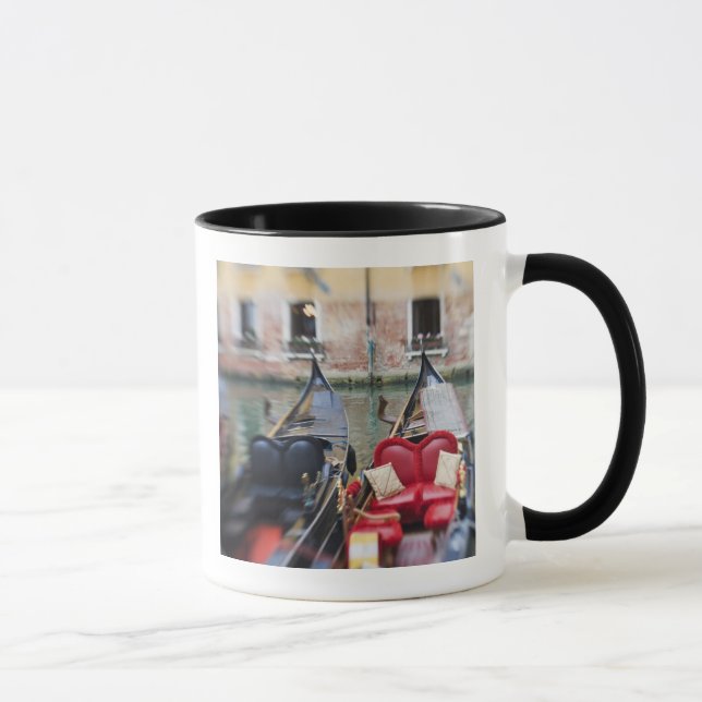 Mug Italie, Venise, Mise au point sélective de gondole (Droite)