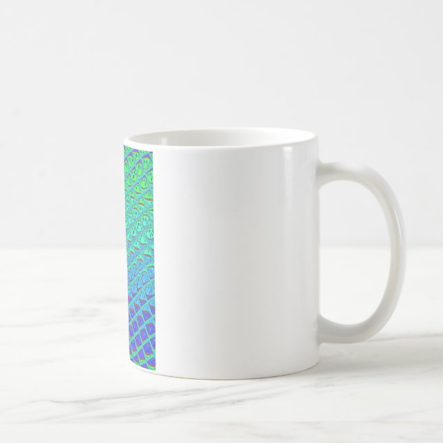 Mug Italien bleu sirène Motif Art Imprimer (Droite)